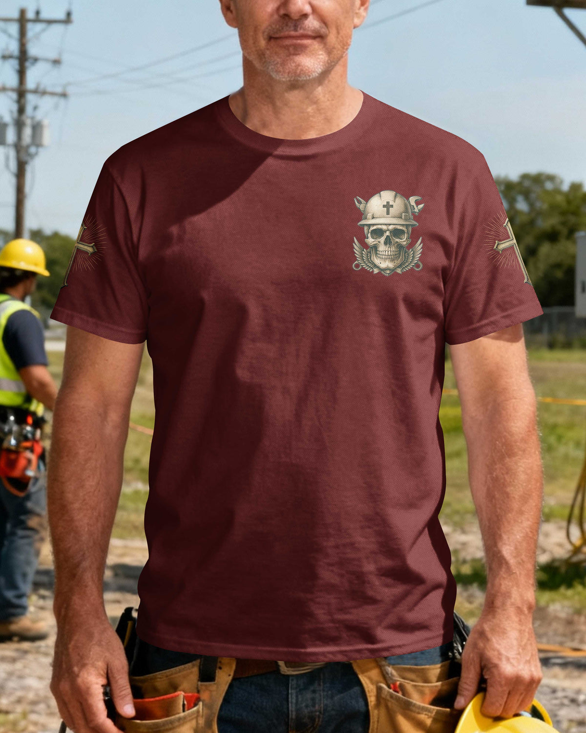 Storms Don't Scare Me God Made Me A Lineman T-Shirt