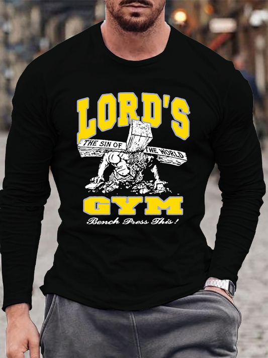 Lord's Gym Christian Cotton Long Sleeve T-Shirt