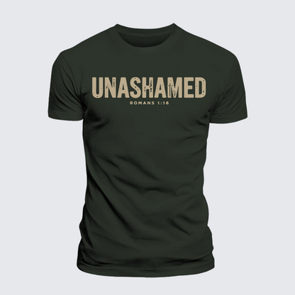 Luxe Mercerized Cotton Tee - UNASHAMED Romans 1:16