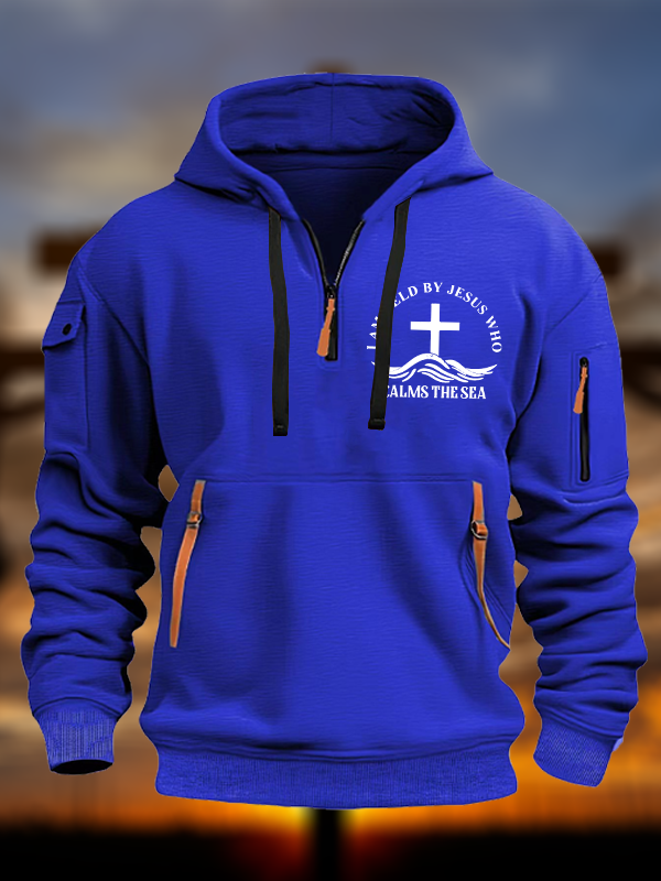 I Am Held By Jesus Who Calms The Sea Jesus God Christian Zipper Hoodies