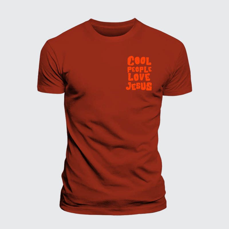Luxe Mercerized Cotton Tee - Cool People Love Jesus