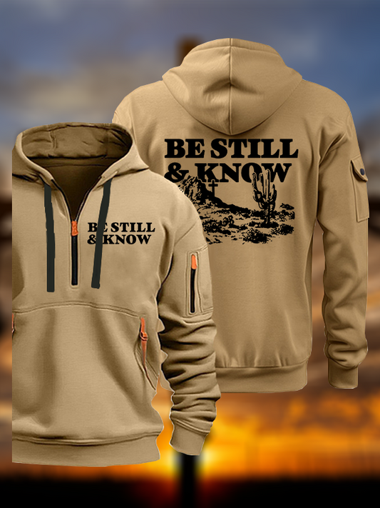 Be Still And Know Jesus God Christian Zipper Hoodies