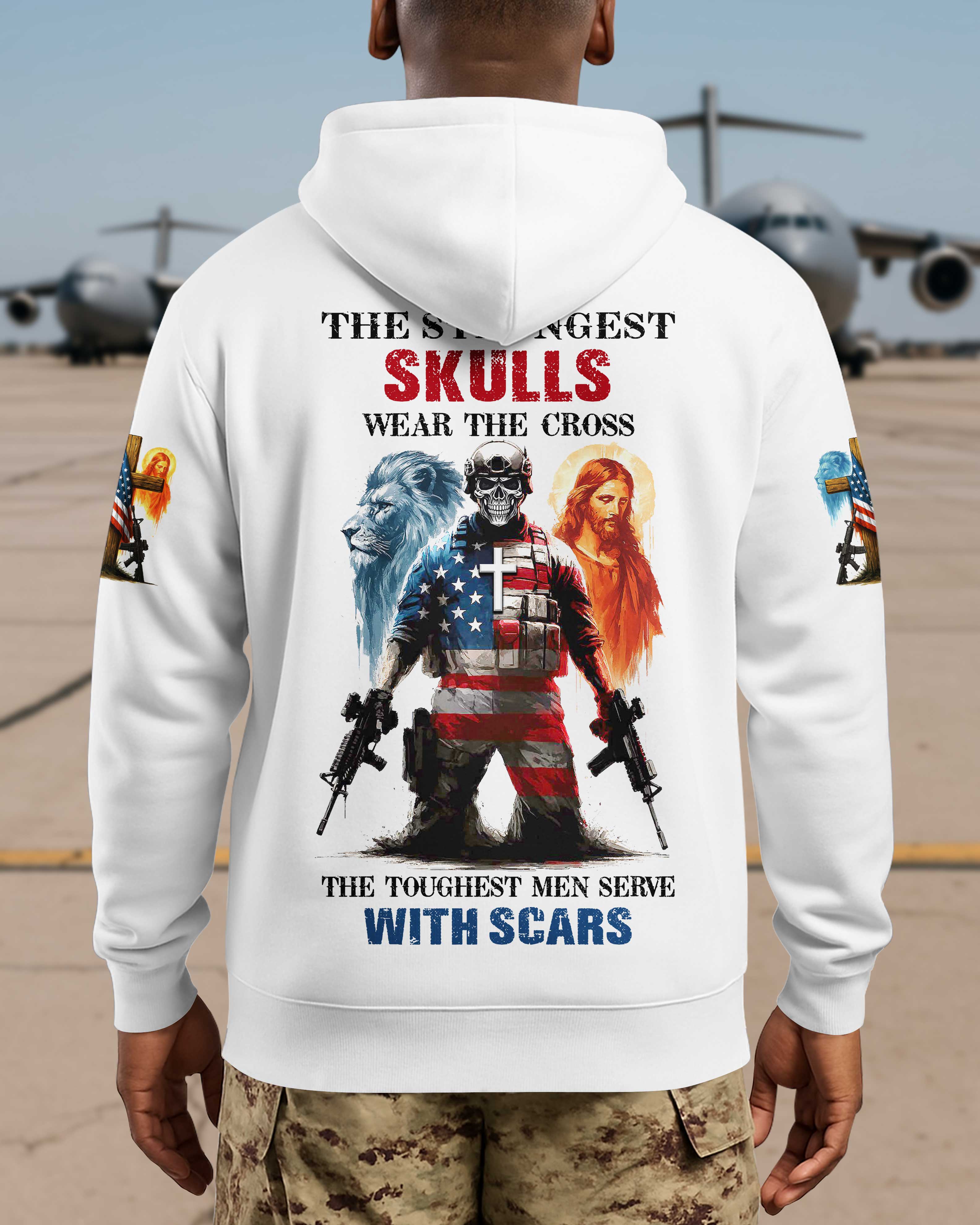 The Strongest Skulls Wear The Cross T-Shirt