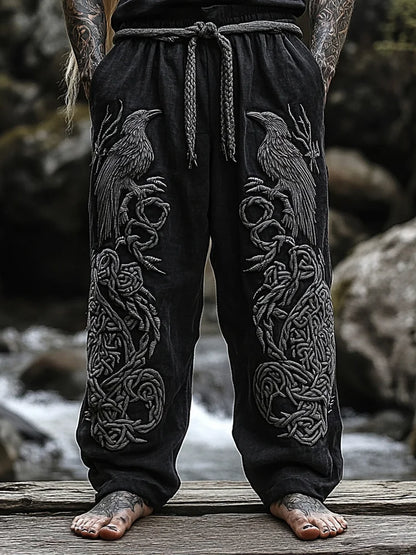 Men's Viking Totem Nordic Runes Knot Pants