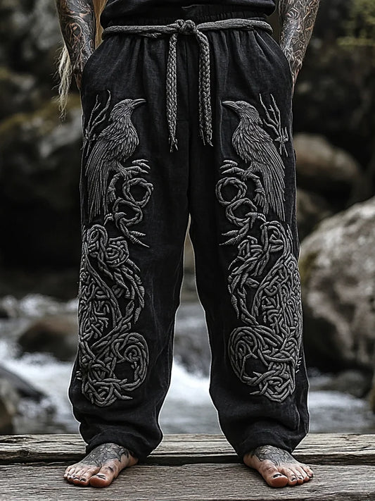 Men's Viking Totem Nordic Runes Knot Pants