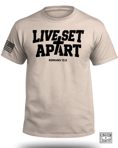 Live Set Apart Romans 12:2 T-Shirt