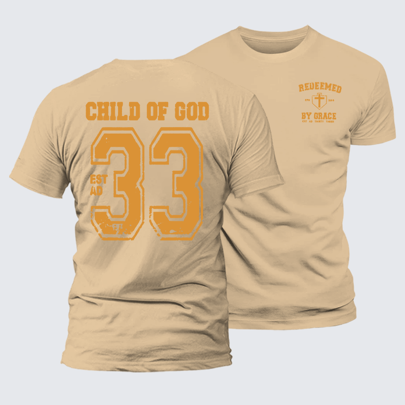 Luxe Mercerized Cotton Tee - Redeemed By Grace