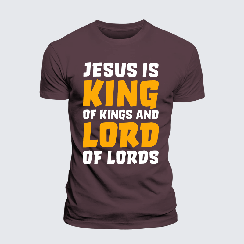 Luxe Mercerized Cotton Tee - Jesus Is King Of Kings And Lord Of Lords