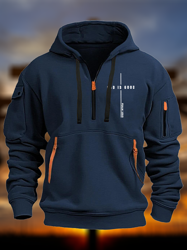 God Is Good Jesus God Christian Zipper Hoodies