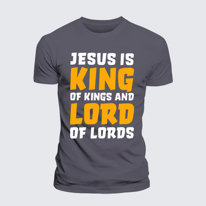 Luxe Mercerized Cotton Tee - Jesus Is King Of Kings And Lord Of Lords