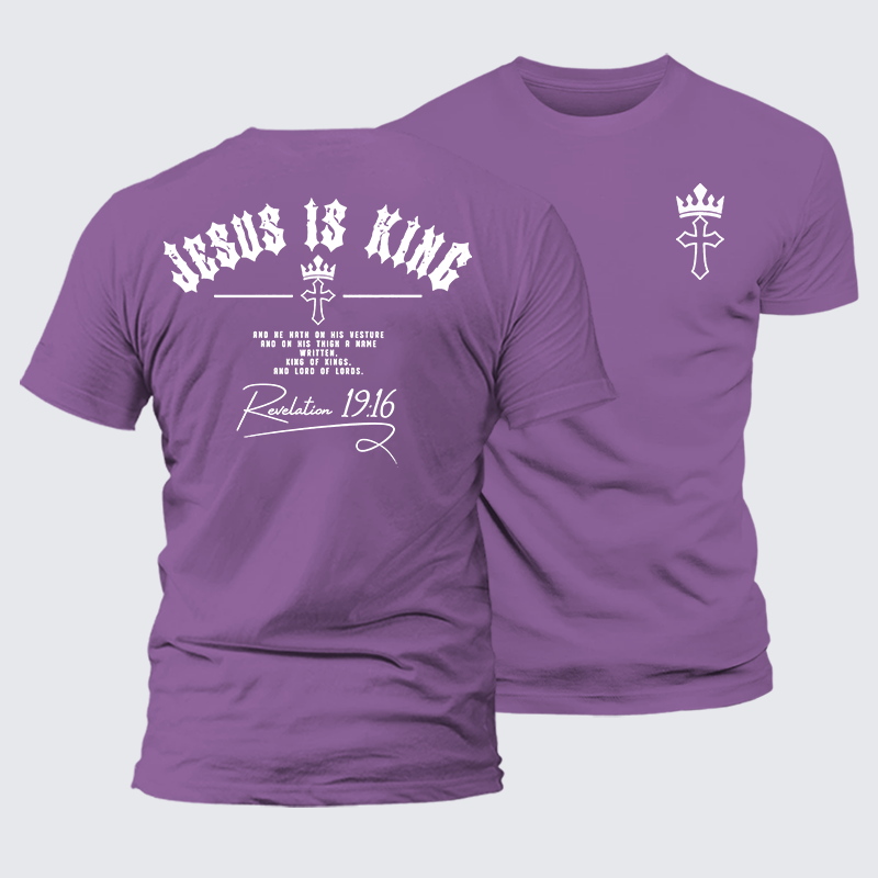 Luxe Mercerized Cotton Tee - Jesus Is King