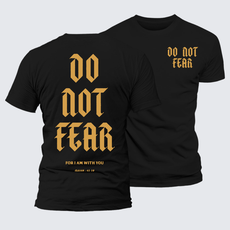 Luxe Mercerized Cotton Tee - Do Not Fear