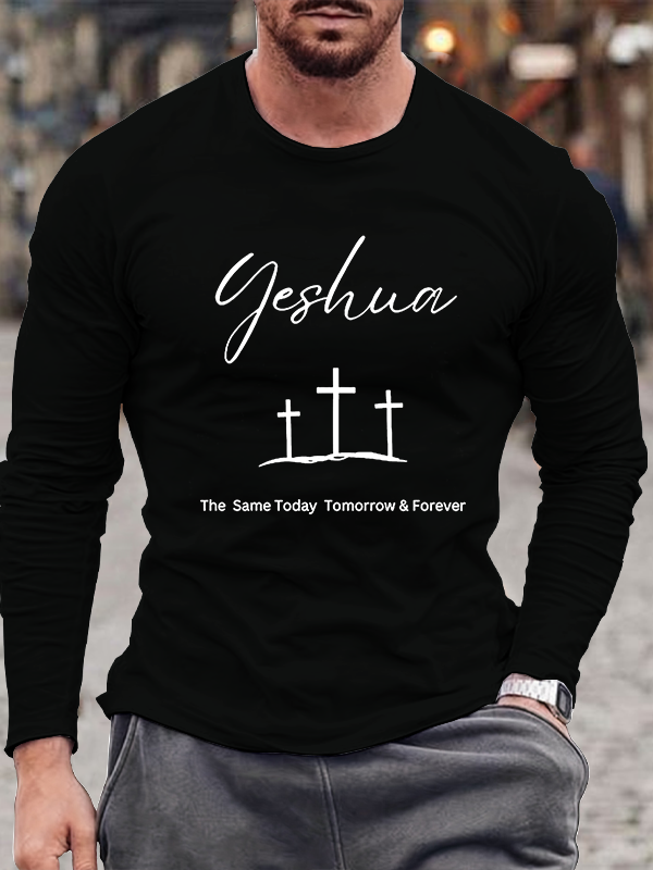 Yeshua Cotton Long Sleeve T-Shirt