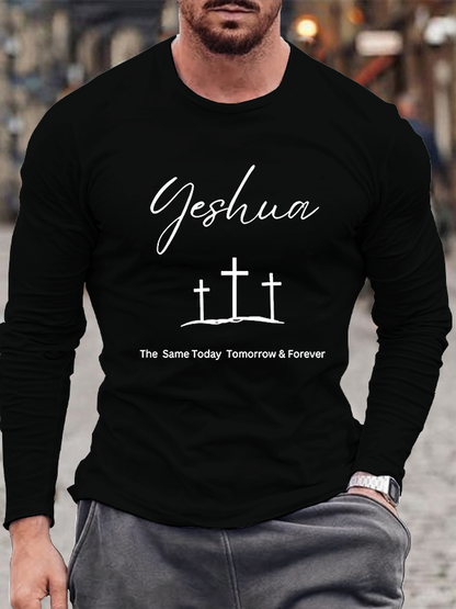 Yeshua Cotton Long Sleeve T-Shirt