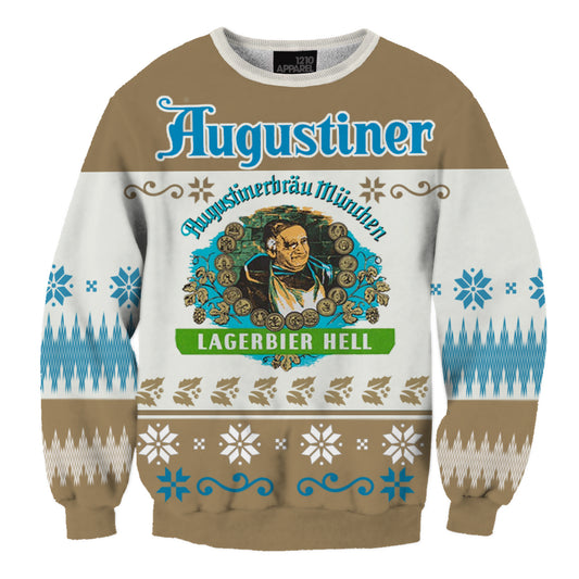 Unisex Vintage Our Beers 3D Christmas Ugly Sweatshirt