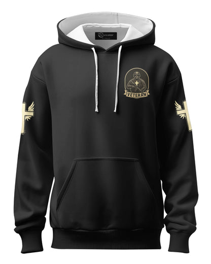 God Took The Strongest Americans All Over Print Hoodie