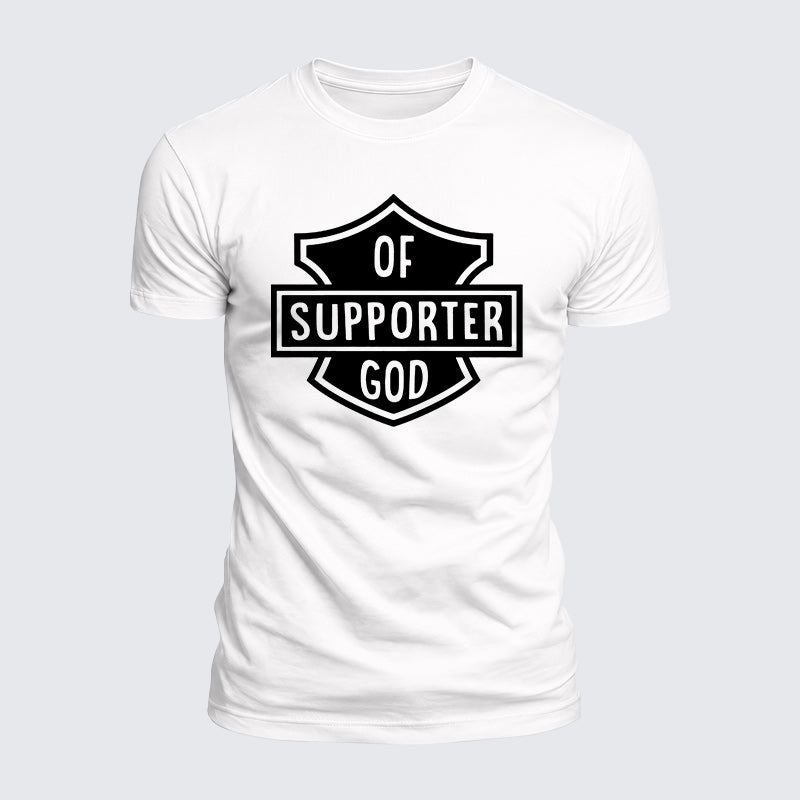 Luxe Mercerized Cotton Tee - Of Support God