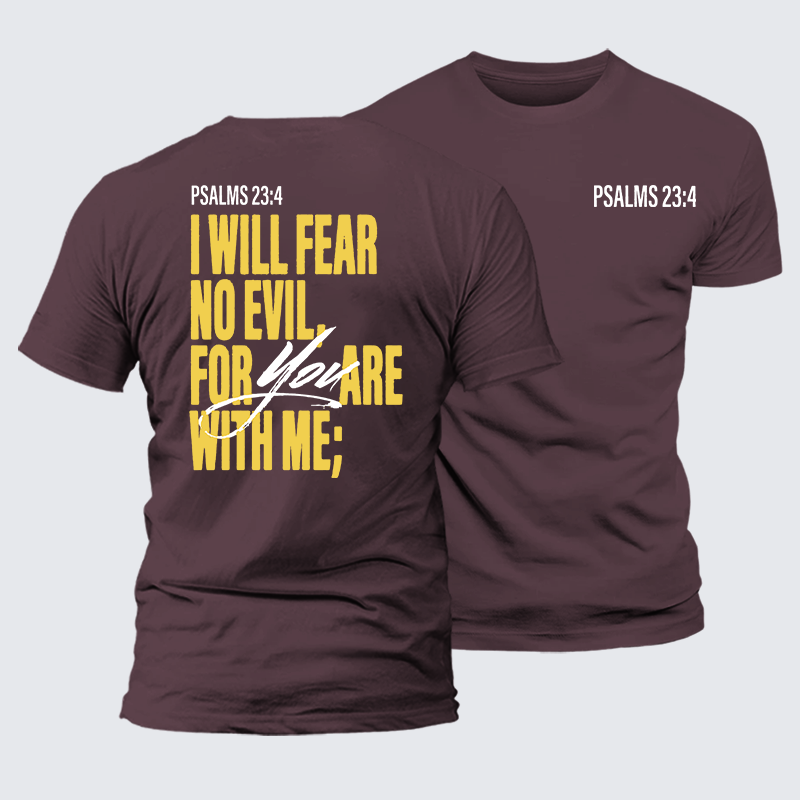Luxe Mercerized Cotton Tee - Fear No Evil