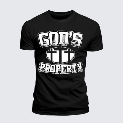 Luxe Mercerized Cotton Tee - Property Of God