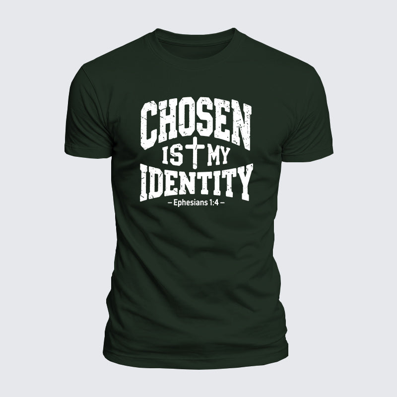 Luxe Mercerized Cotton Tee - Chosen Is My Identity