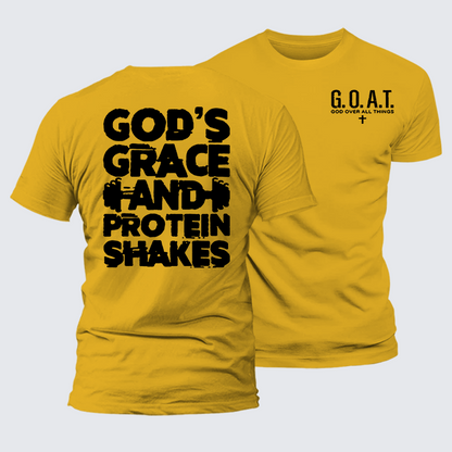 Luxe Mercerized Cotton Tee - Gym Faith