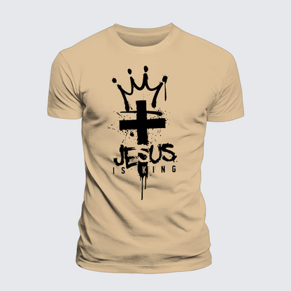 Luxe Mercerized Cotton Tee - Jesus Is King