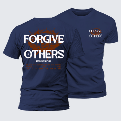Luxe Mercerized Cotton Tee - Forgive Others