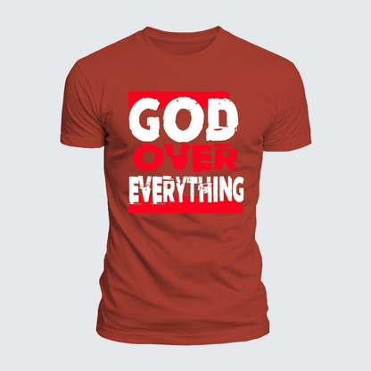 Luxe Mercerized Cotton Tee - God Over Everything