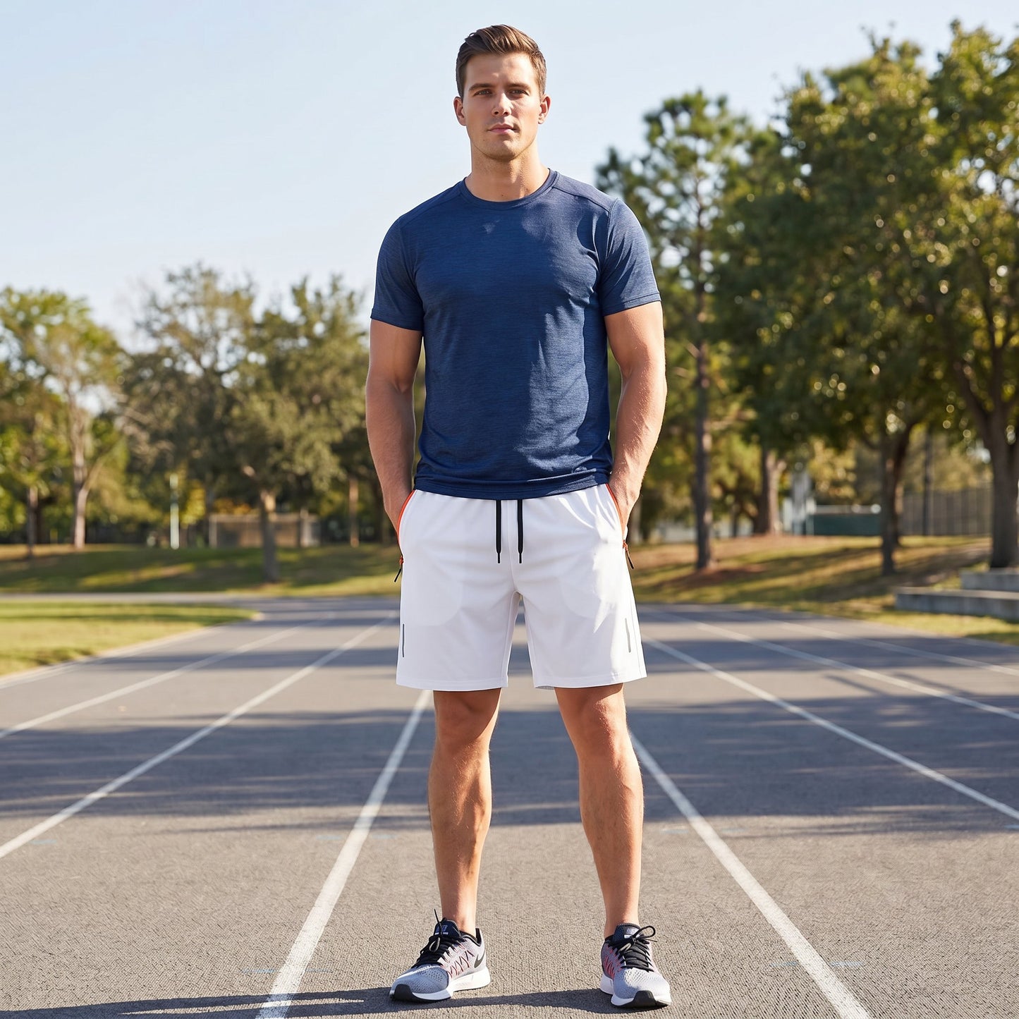 Men's  5-Pack Quick-Dry Shorts – Lightweight Breathable Athletic & Casual Shorts