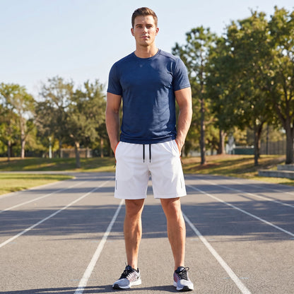 Men's  5-Pack Quick-Dry Shorts – Lightweight Breathable Athletic & Casual Shorts