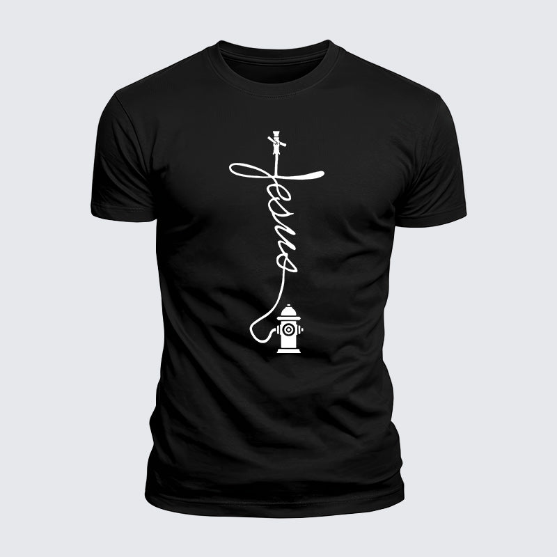 Luxe Mercerized Cotton Tee - Firefighter