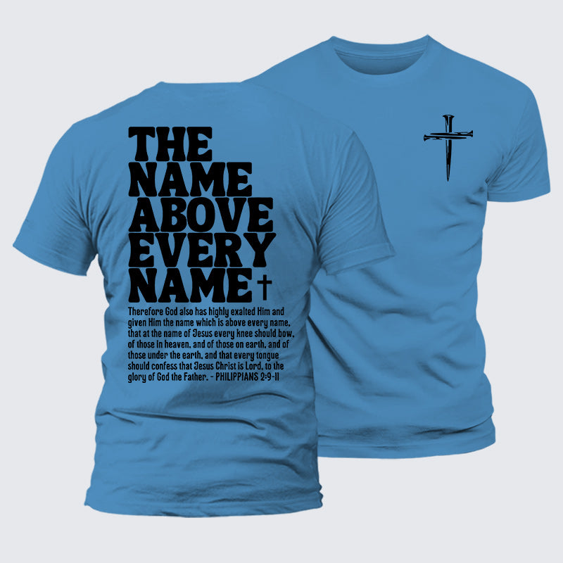 Luxe Mercerized Cotton Tee - The Name Above Every Name