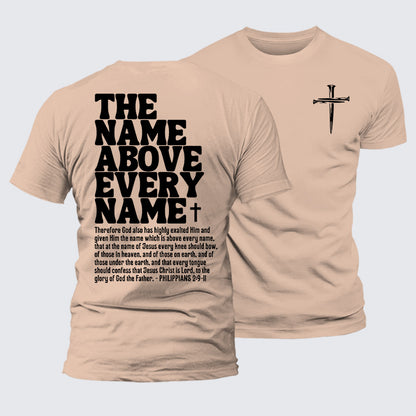 Luxe Mercerized Cotton Tee - The Name Above Every Name
