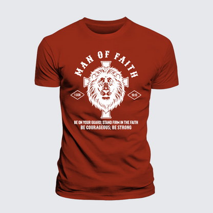 Luxe Mercerized Cotton Tee - Man Of Faith