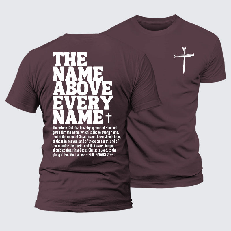 Luxe Mercerized Cotton Tee - The Name Above Every Name