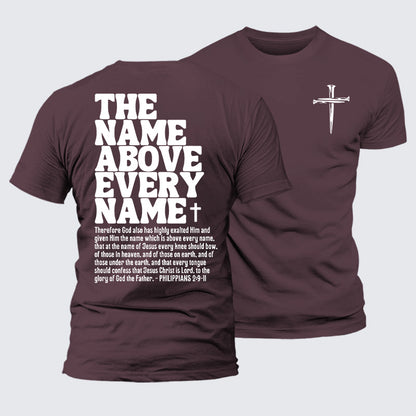 Luxe Mercerized Cotton Tee - The Name Above Every Name