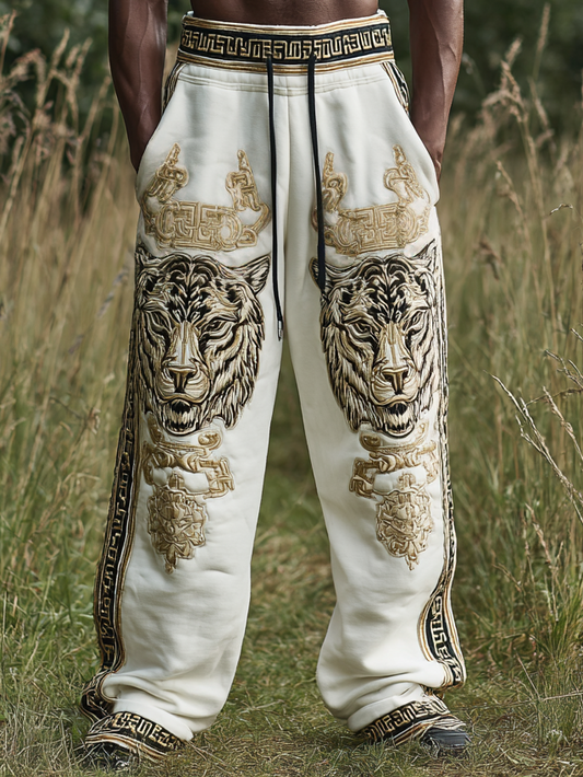 Men's Viking Nordic Tribal Tiger Totem Sports Pants