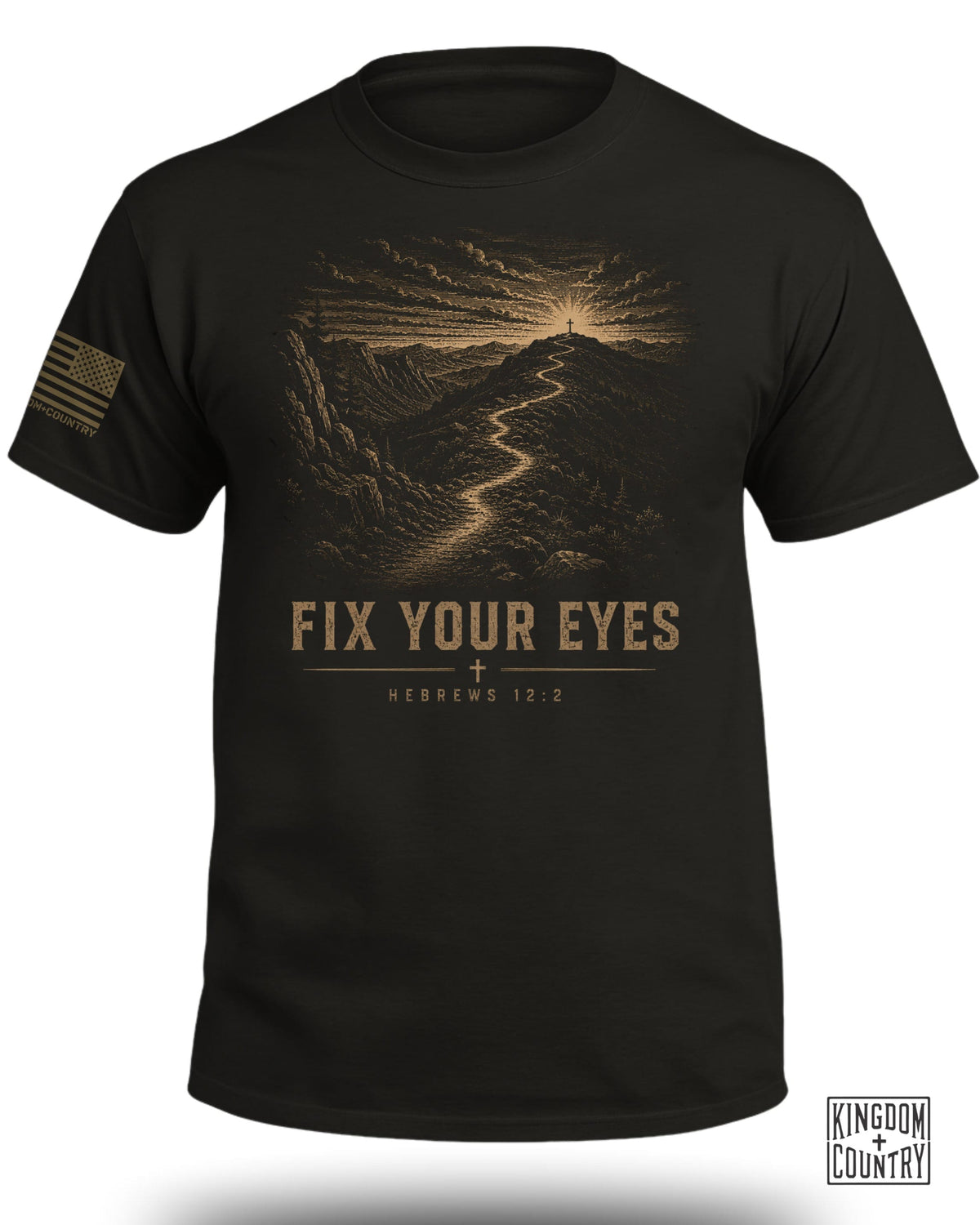 Fix Your Eyes Hebrews 12:2 T-Shirt
