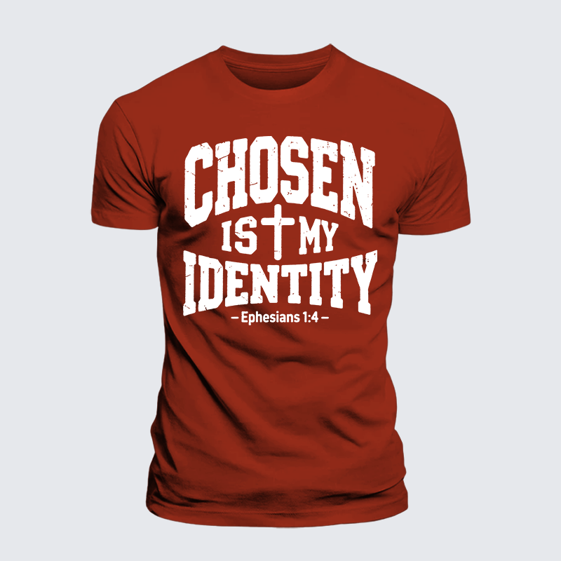 Luxe Mercerized Cotton Tee - Chosen Is My ldentity