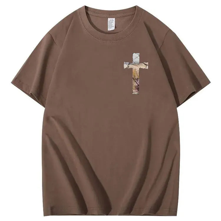 God Turns Broken Pieces Into Masterpieces Christian Pattern Crew Neck T-Shirt