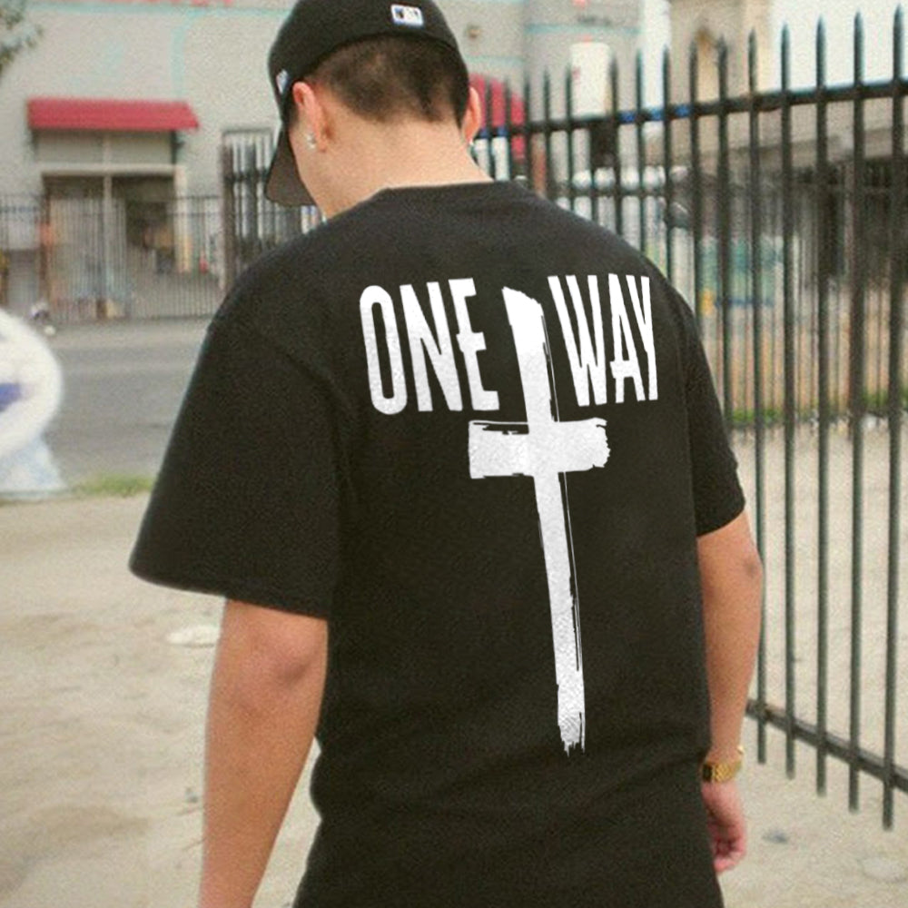 One Way Printed Men's T-shirt