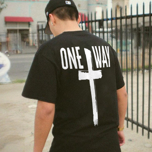 One Way Printed Men's T-shirt