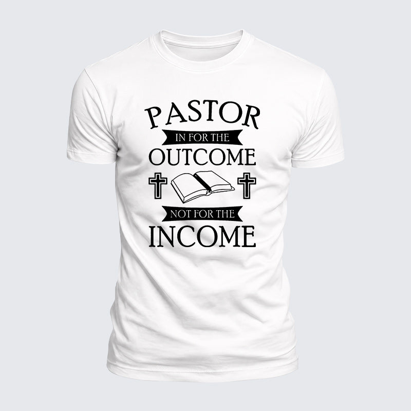 Luxe Mercerized Cotton Tee - Pastor In It For The Outcome