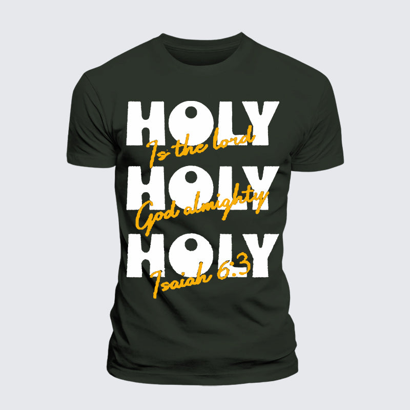 Luxe Mercerized Cotton Tee - Holy Holy Holy
