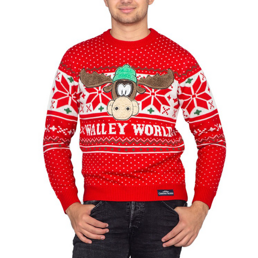 Unisex A Christmas Story Print Crew Neck Ugly Christmas Sweatshirt