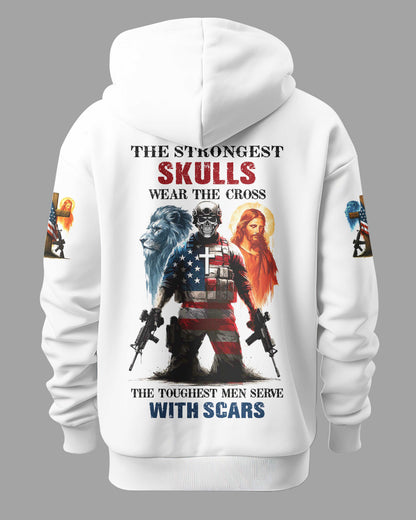 The Strongest Skulls Wear The Cross T-Shirt
