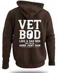 Vet Bod Like Dad Bod Hoodie (Back)