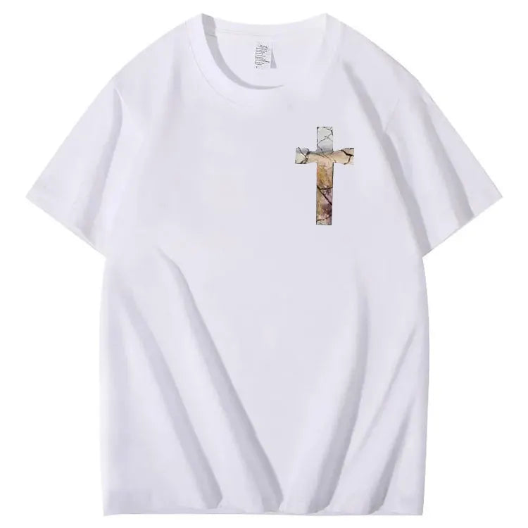 God Turns Broken Pieces Into Masterpieces Christian Pattern Crew Neck T-Shirt
