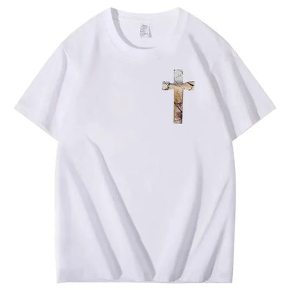 God Turns Broken Pieces Into Masterpieces Christian Pattern Crew Neck T-Shirt