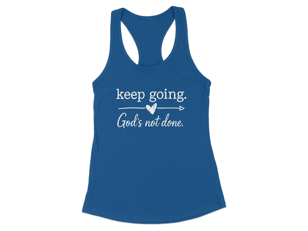 Keep Going Racerback Tank